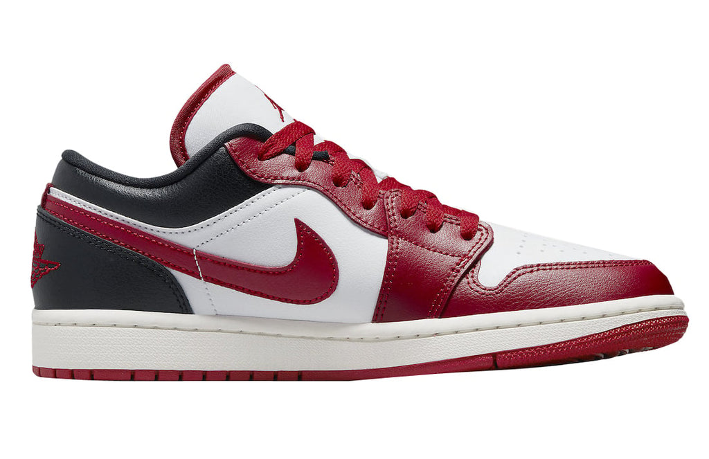 Air Jordan 1 Low WMNS White Red Black - Image 3