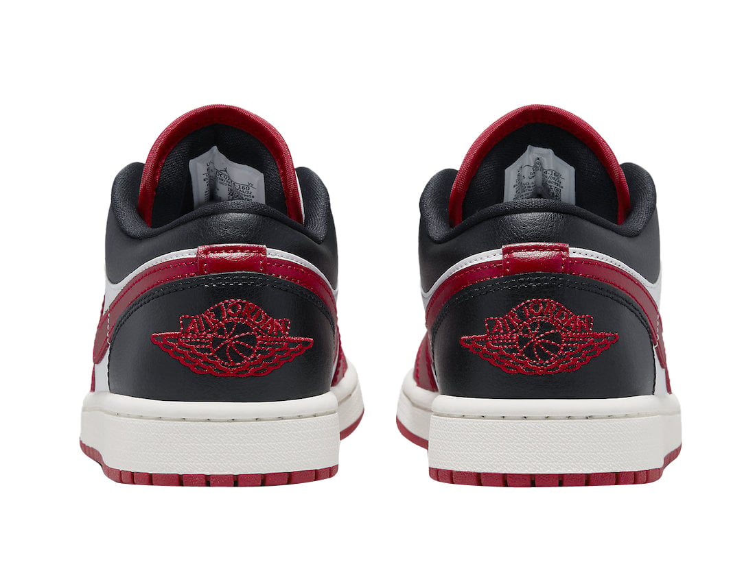 Air Jordan 1 Low WMNS White Red Black - Image 5