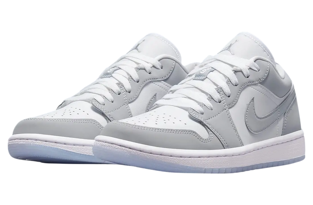 Air Jordan 1 Low WMNS White Wolf Grey Aluminum - Image 2