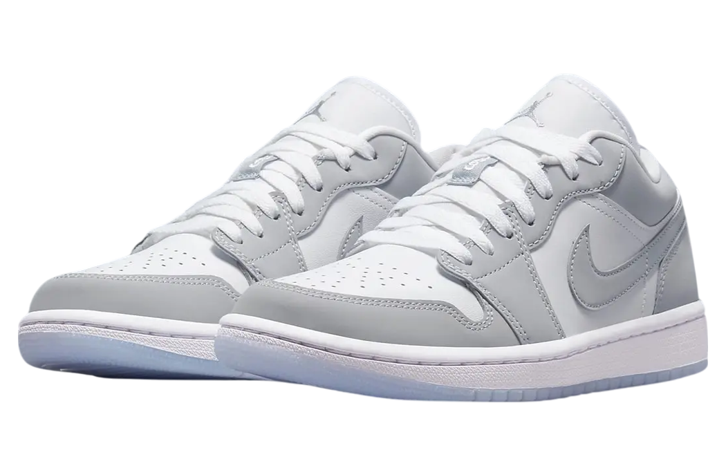 Air Jordan 1 Low WMNS White Wolf Grey Aluminum - Image 2