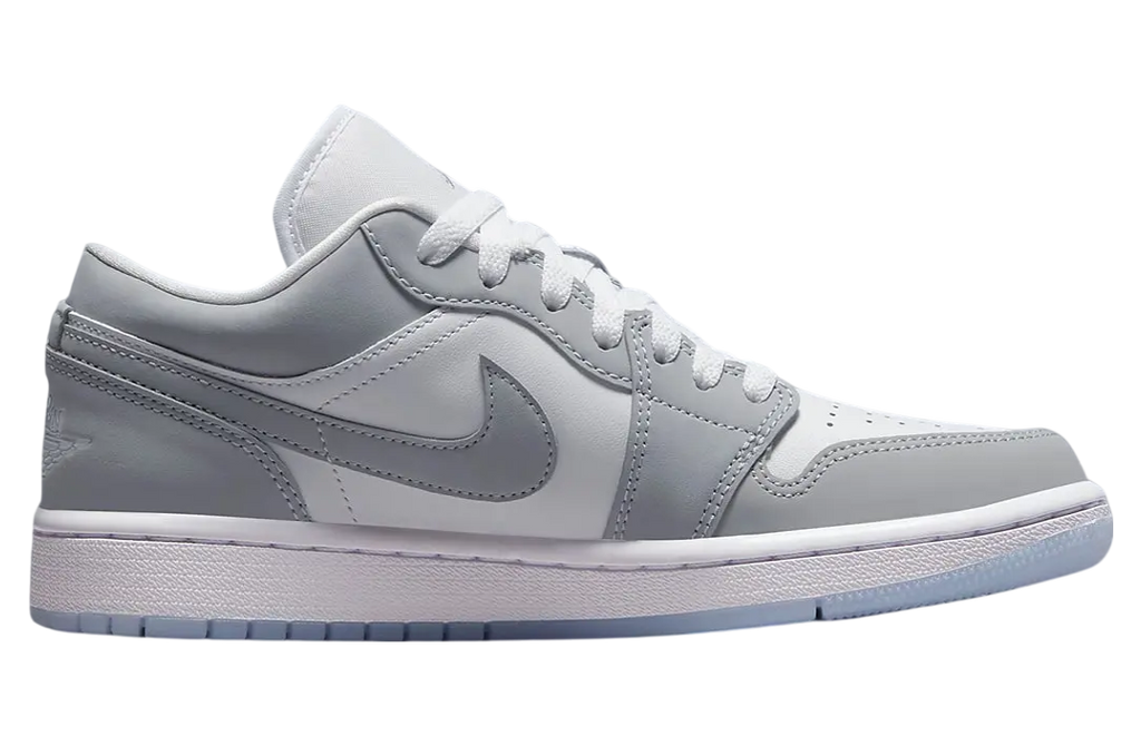 Air Jordan 1 Low WMNS White Wolf Grey Aluminum - Image 3