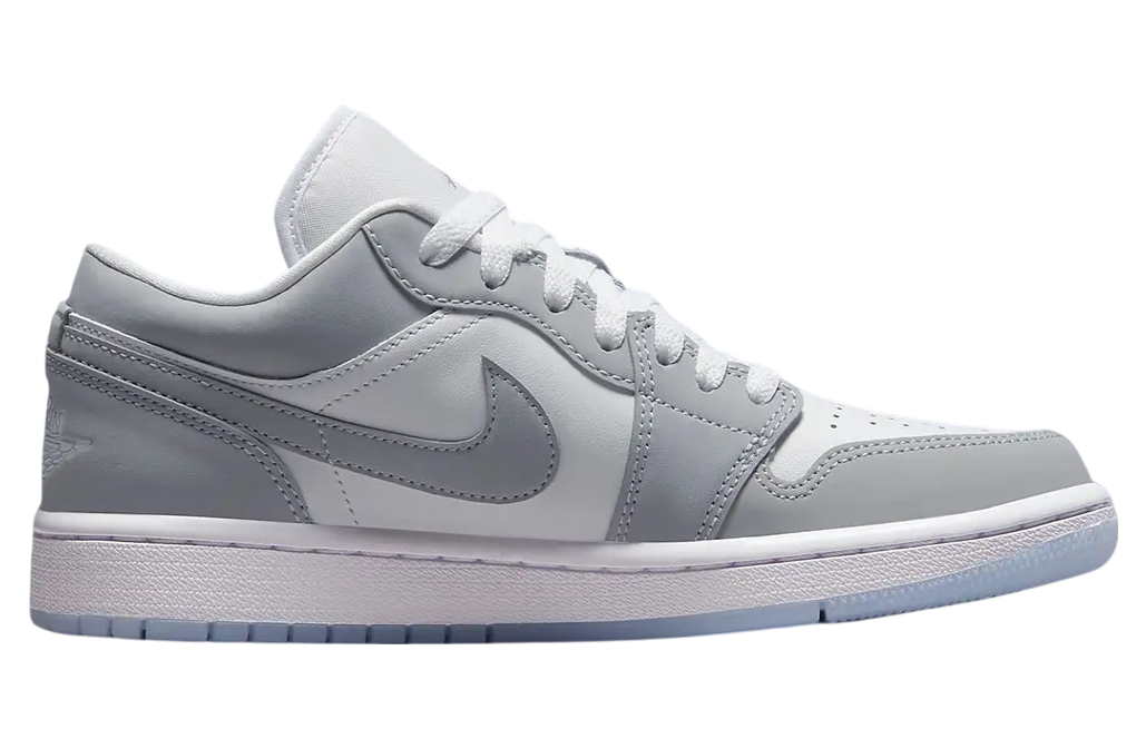 Air Jordan 1 Low WMNS White Wolf Grey Aluminum - Image 3