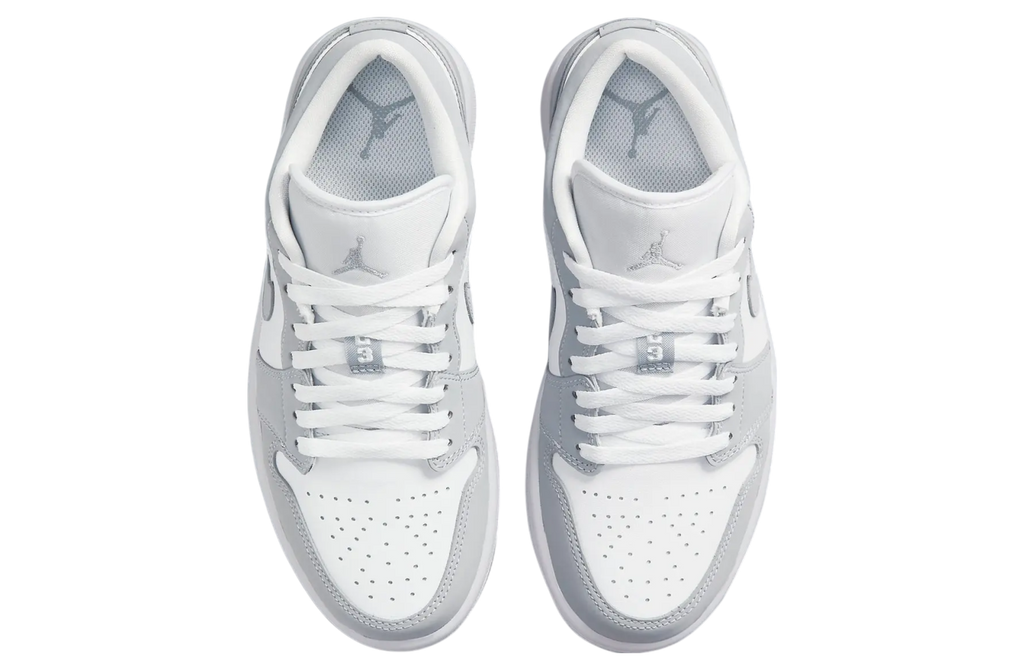 Air Jordan 1 Low WMNS White Wolf Grey Aluminum - Image 4