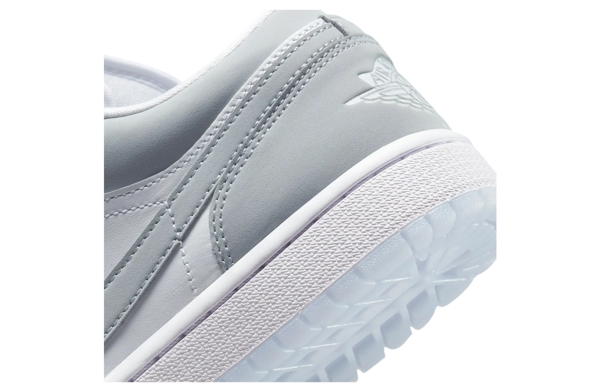 Air Jordan 1 Low WMNS White Wolf Grey Aluminum - Image 8