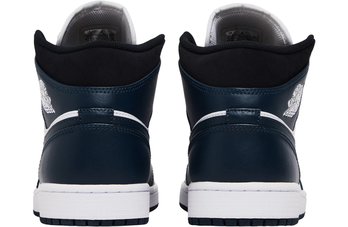 Air Jordan 1 Mid Armory Navy / Black - Image 4