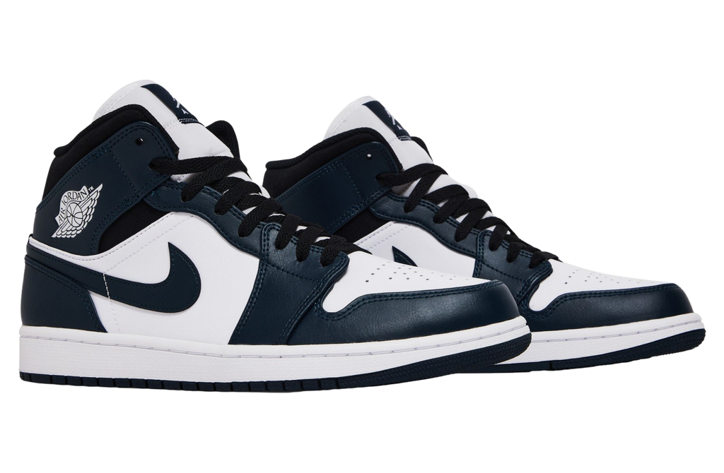 Air Jordan 1 Mid Armory Navy / Black - Image 5