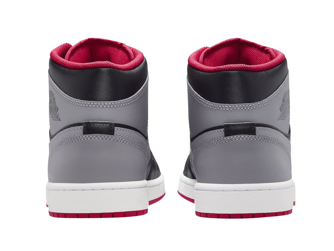 Air Jordan 1 Mid Black Cement Grey - Image 5