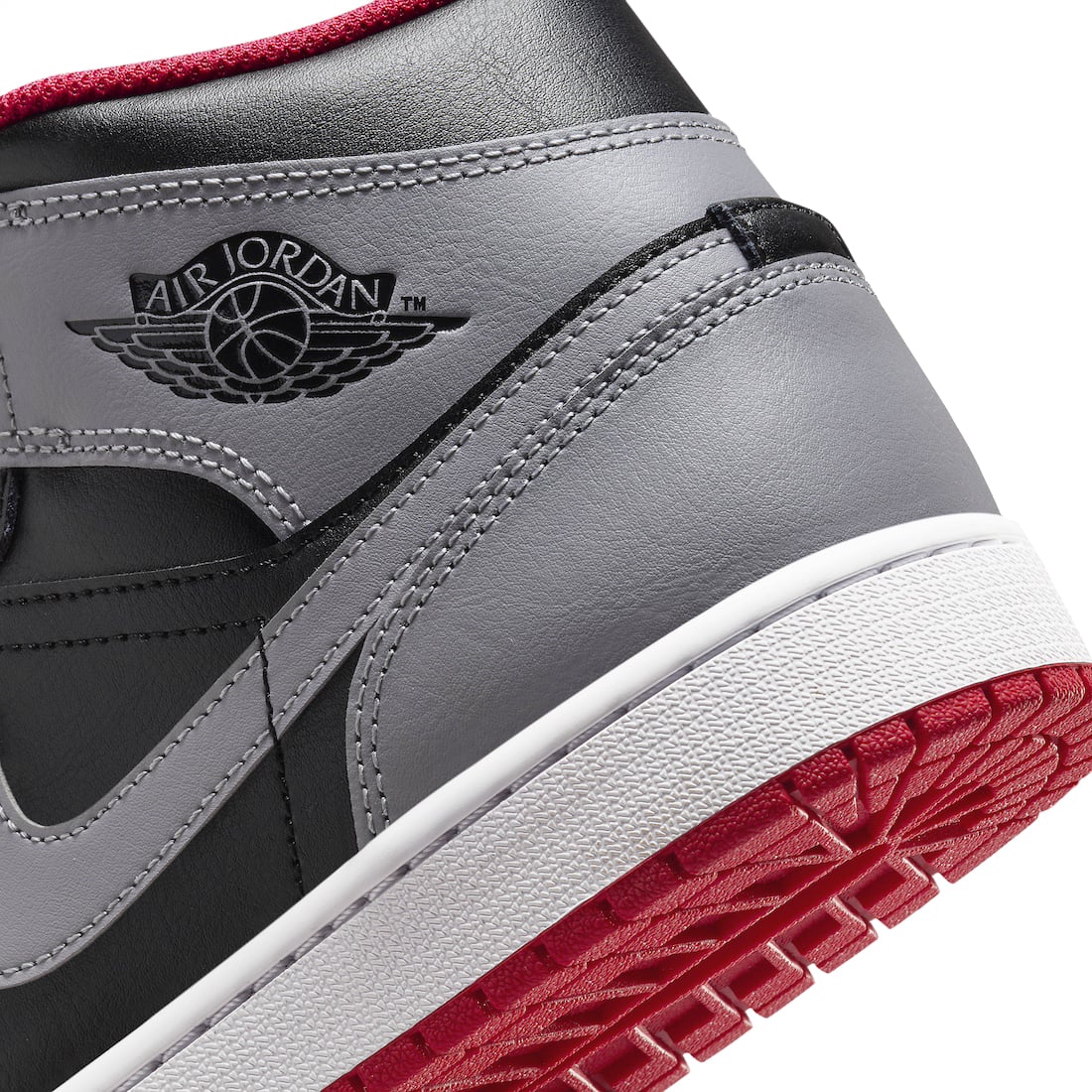 Air Jordan 1 Mid Black Cement Grey - Image 8