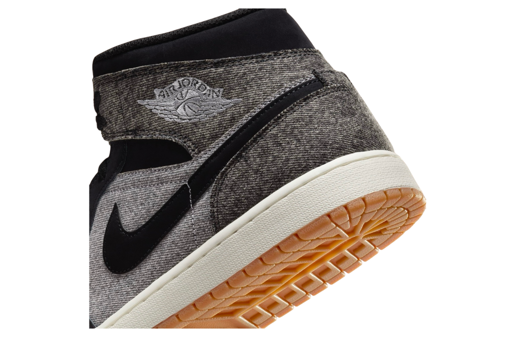 Air Jordan 1 Mid Black Denim - Image 8