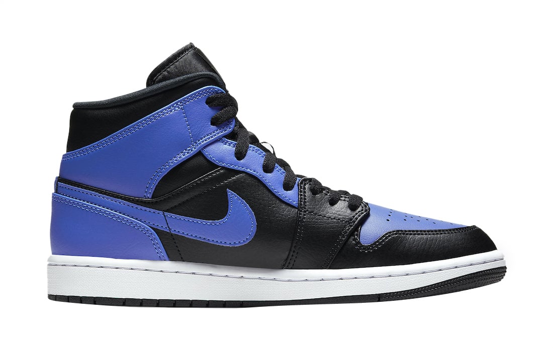 Air Jordan 1 Mid Black Hyper Royal - Image 3