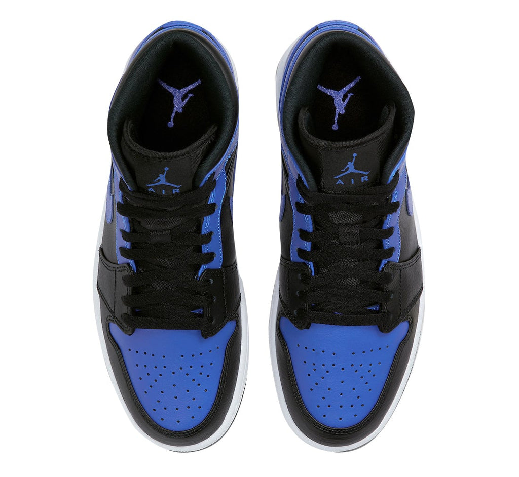 Air Jordan 1 Mid Black Hyper Royal - Image 4