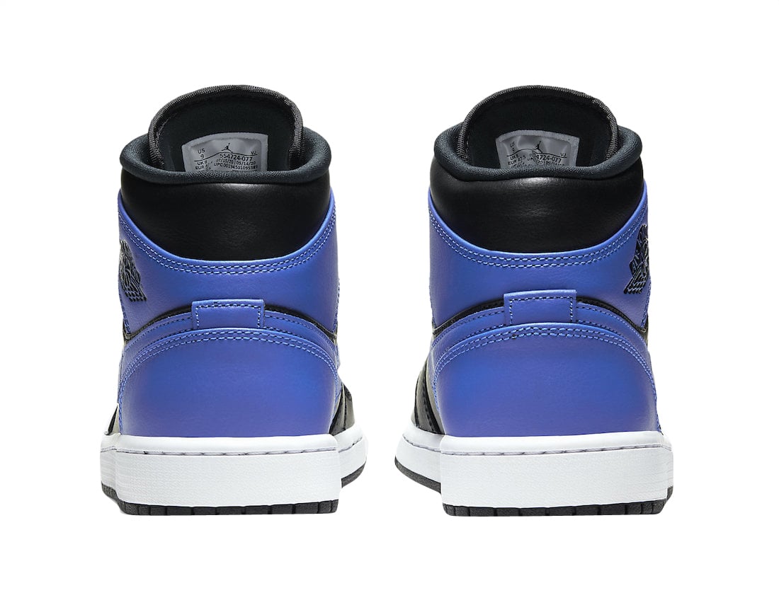 Air Jordan 1 Mid Black Hyper Royal - Image 5