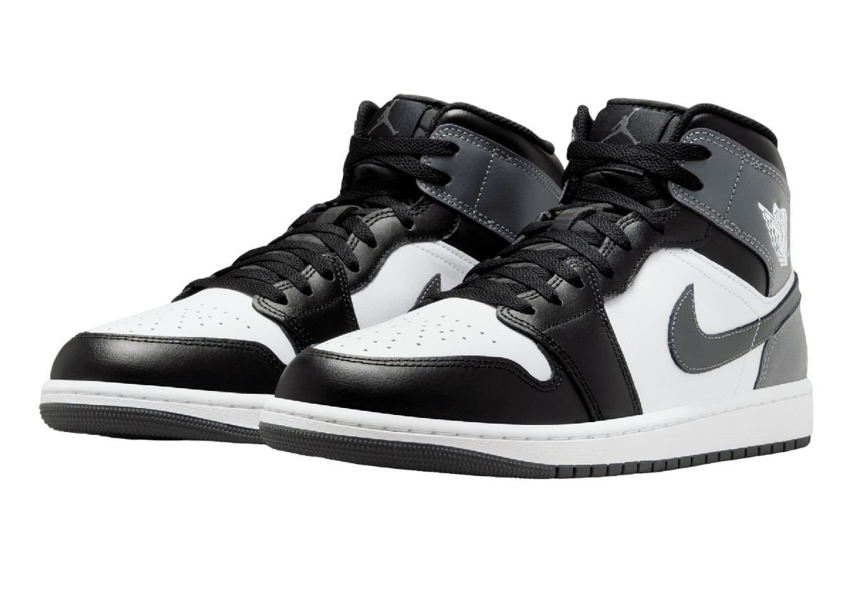 Air Jordan 1 Mid Black Iron Grey - Image 2
