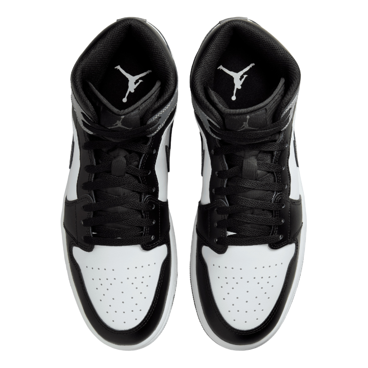 Air Jordan 1 Mid Black Iron Grey - Image 4