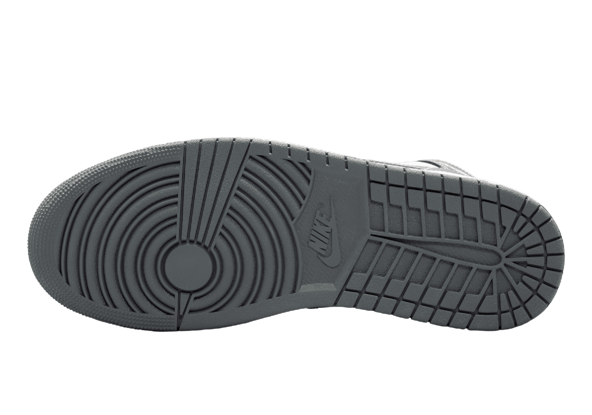 Air Jordan 1 Mid Black Iron Grey - Image 6