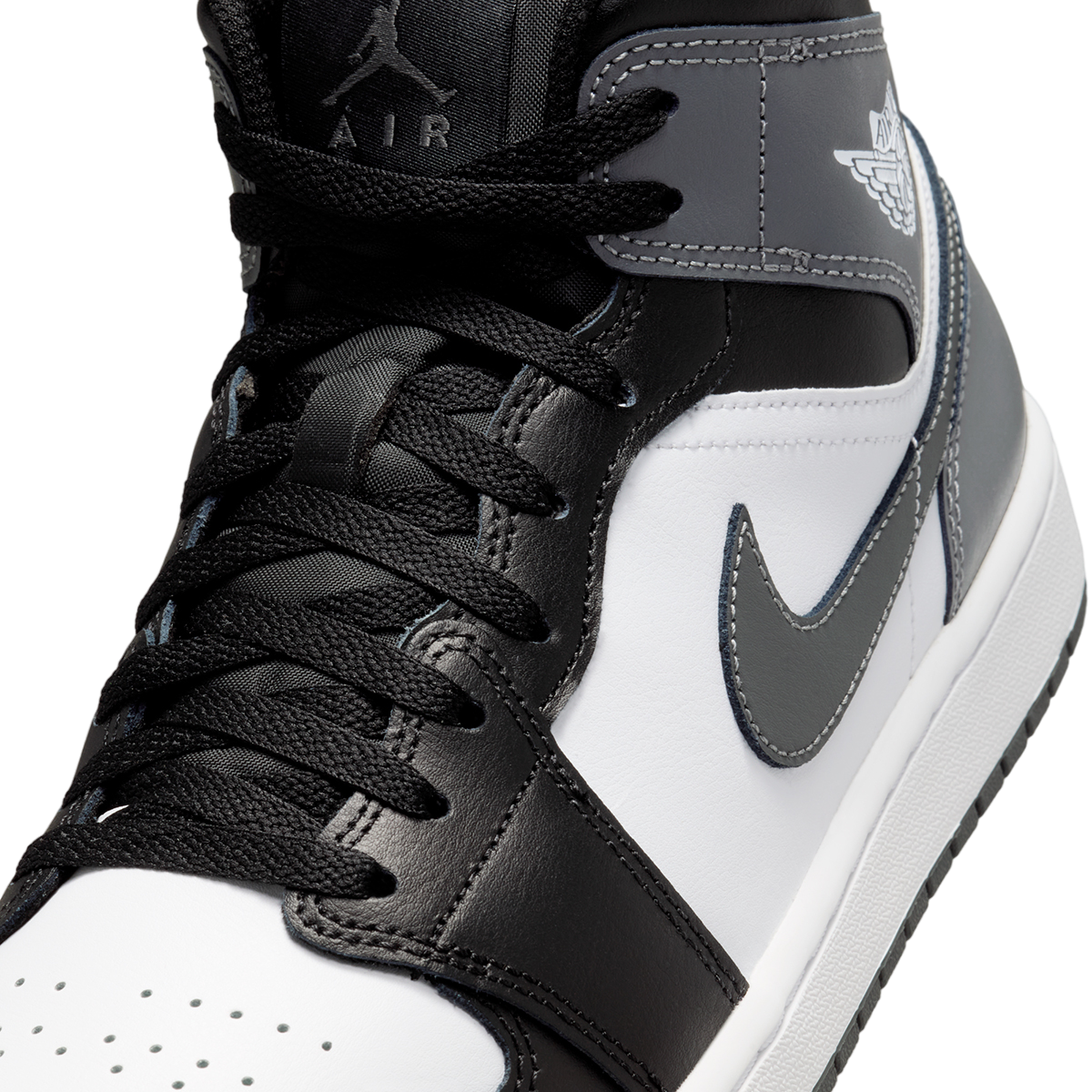 Air Jordan 1 Mid Black Iron Grey - Image 7