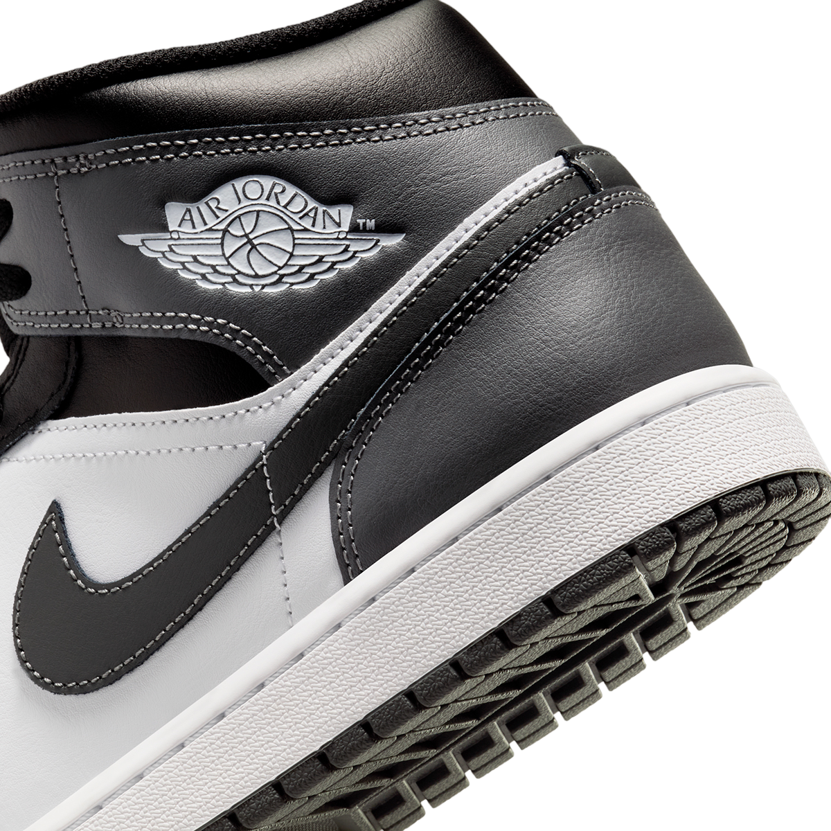 Air Jordan 1 Mid Black Iron Grey - Image 8