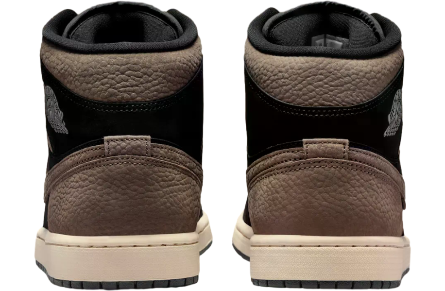 Air Jordan 1 Mid Black / Light Wild Mango - Image 5