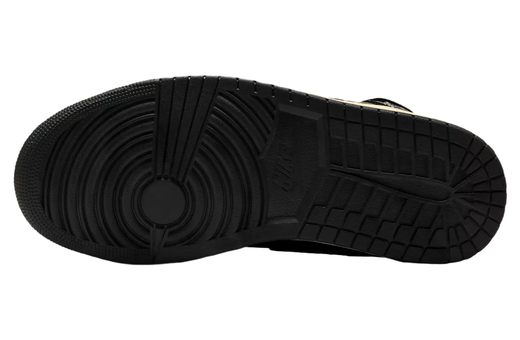 Air Jordan 1 Mid Black / Light Wild Mango - Image 6