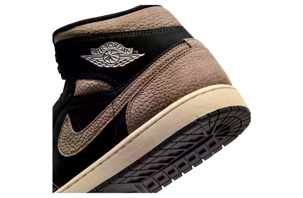 Air Jordan 1 Mid Black / Light Wild Mango - Image 8