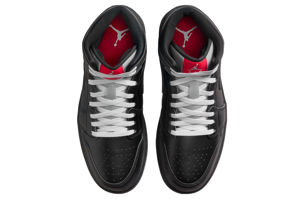 Air Jordan 1 Mid Black Metallic - Image 4