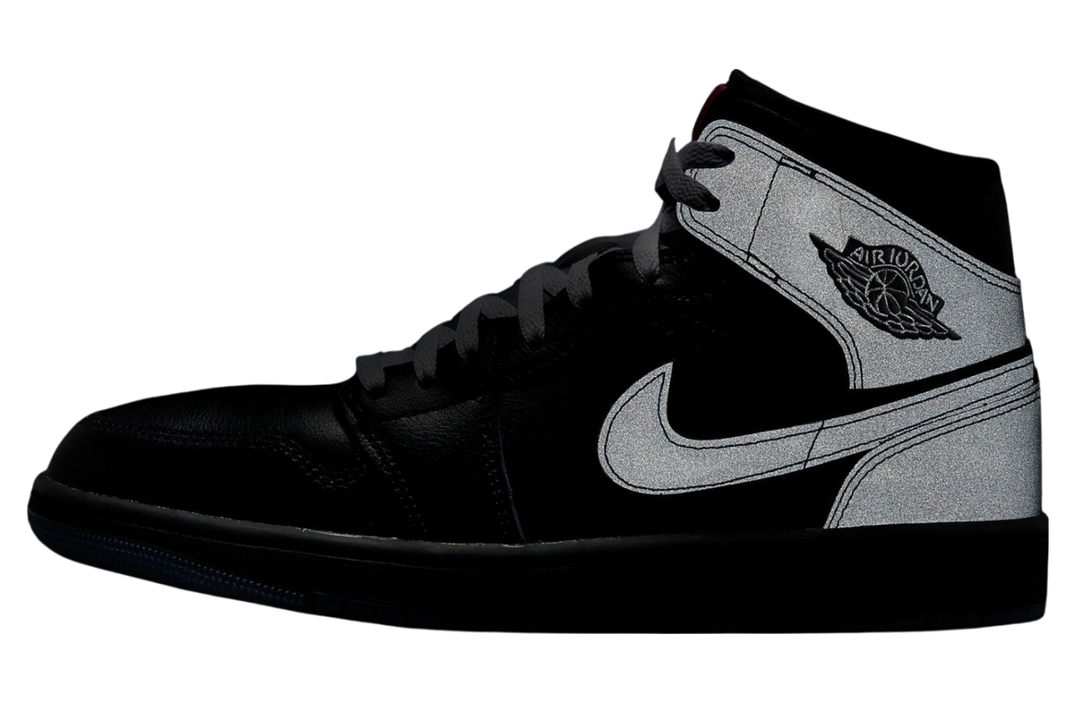 Air Jordan 1 Mid Black Metallic - Image 7