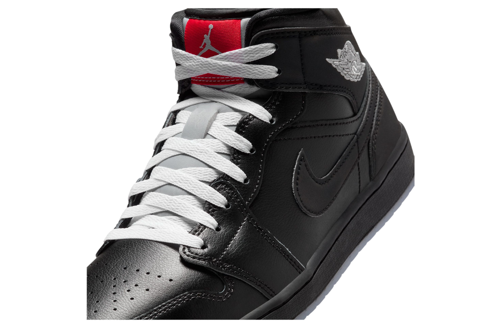 Air Jordan 1 Mid Black Metallic - Image 8