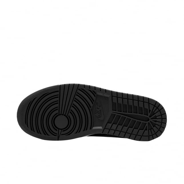 Air Jordan 1 Mid Black White Chile Red - Image 3