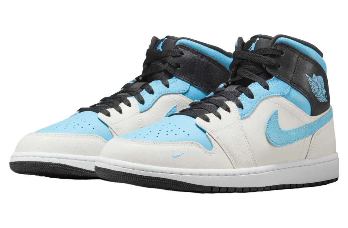 Air Jordan 1 Mid Blue Chill - Image 2