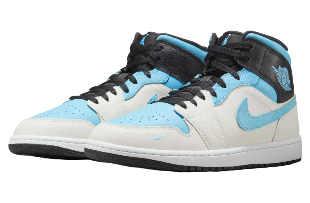 Air Jordan 1 Mid Blue Chill - Image 3