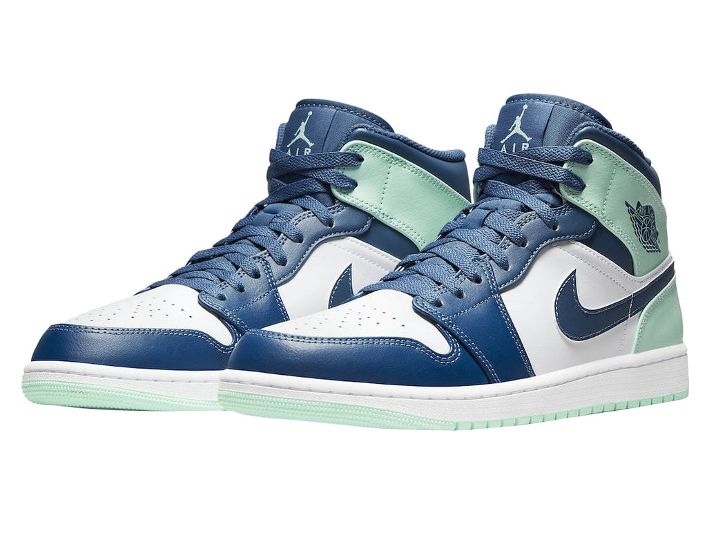 Air Jordan 1 Mid Blue Mint - Image 2