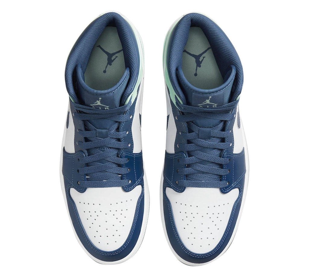 Air Jordan 1 Mid Blue Mint - Image 4