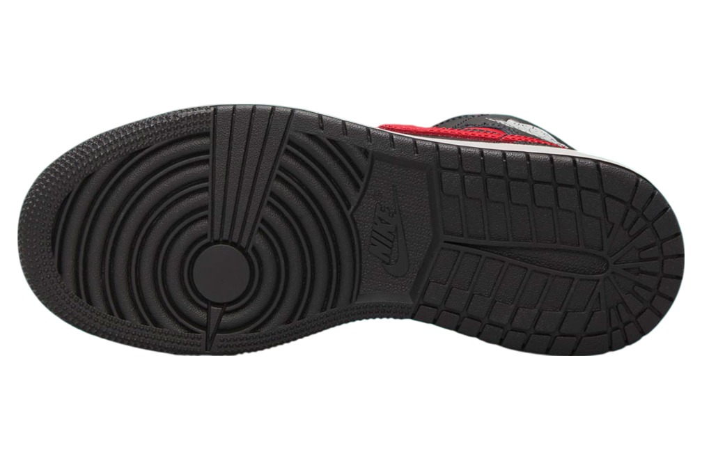 Air Jordan 1 Mid Bred Black / Red - Image 6