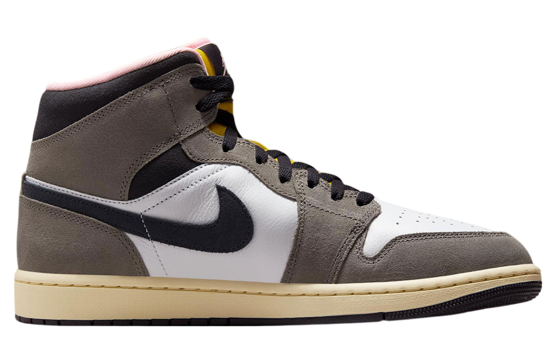 Air Jordan 1 Mid Cave Stone - Image 2