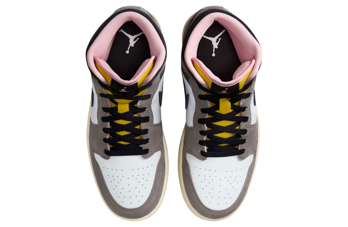 Air Jordan 1 Mid Cave Stone - Image 3