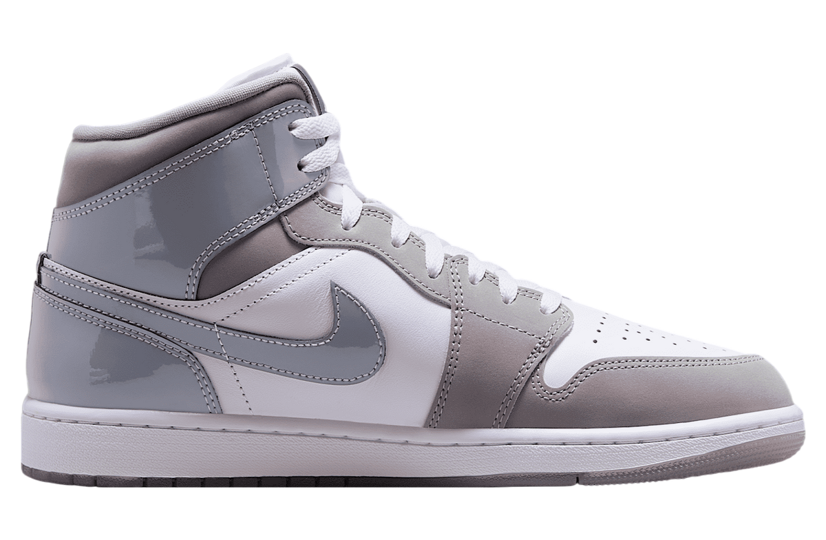 Air Jordan 1 Mid Cool Grey / White - Image 3