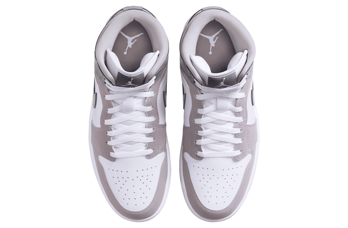 Air Jordan 1 Mid Cool Grey / White - Image 4