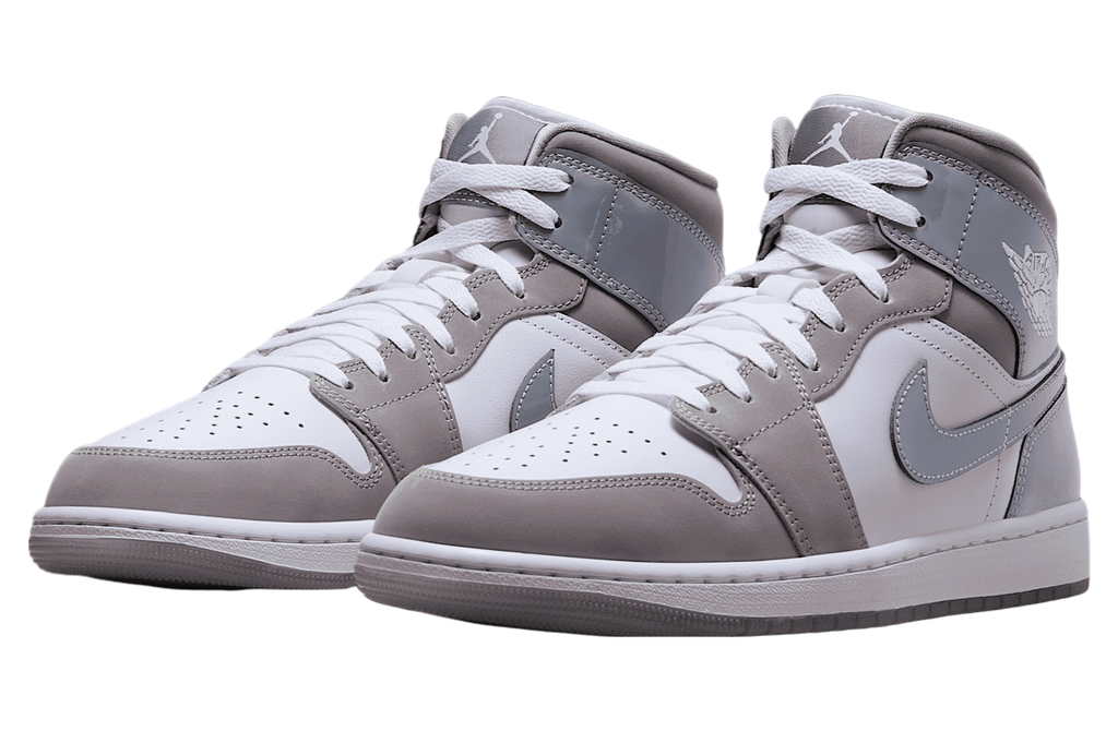 Air Jordan 1 Mid Cool Grey / White - Image 5