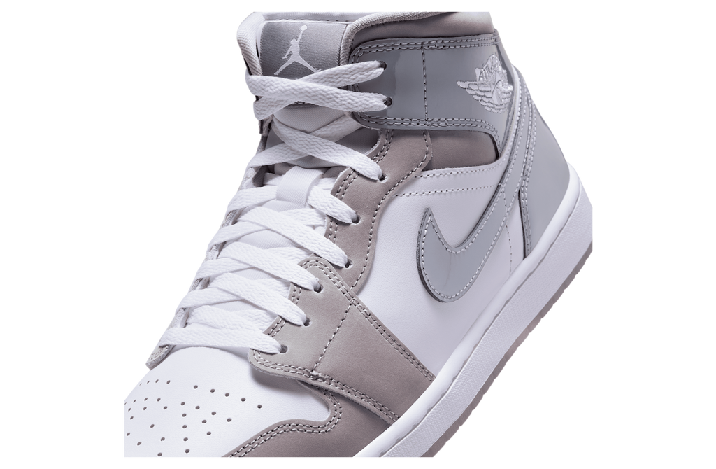 Air Jordan 1 Mid Cool Grey / White - Image 7