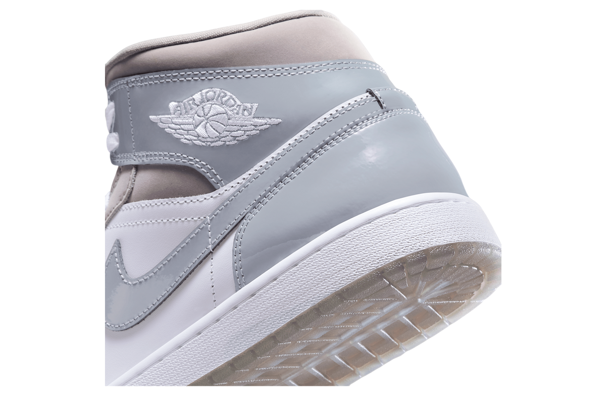 Air Jordan 1 Mid Cool Grey / White - Image 8