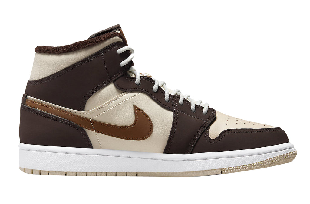 Air Jordan 1 Mid Cream Dark Chocolate - Image 3