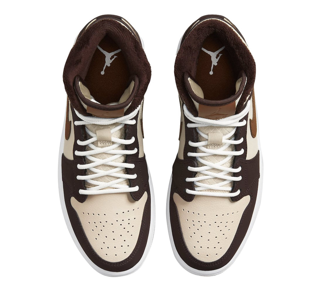 Air Jordan 1 Mid Cream Dark Chocolate - Image 4