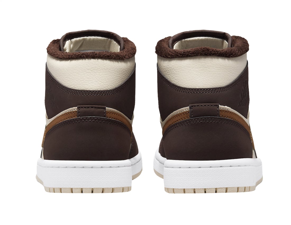 Air Jordan 1 Mid Cream Dark Chocolate - Image 5