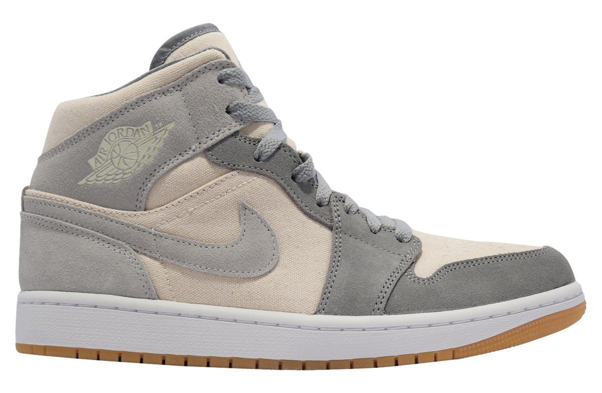 Air Jordan 1 Mid Cream Grey - Image 5