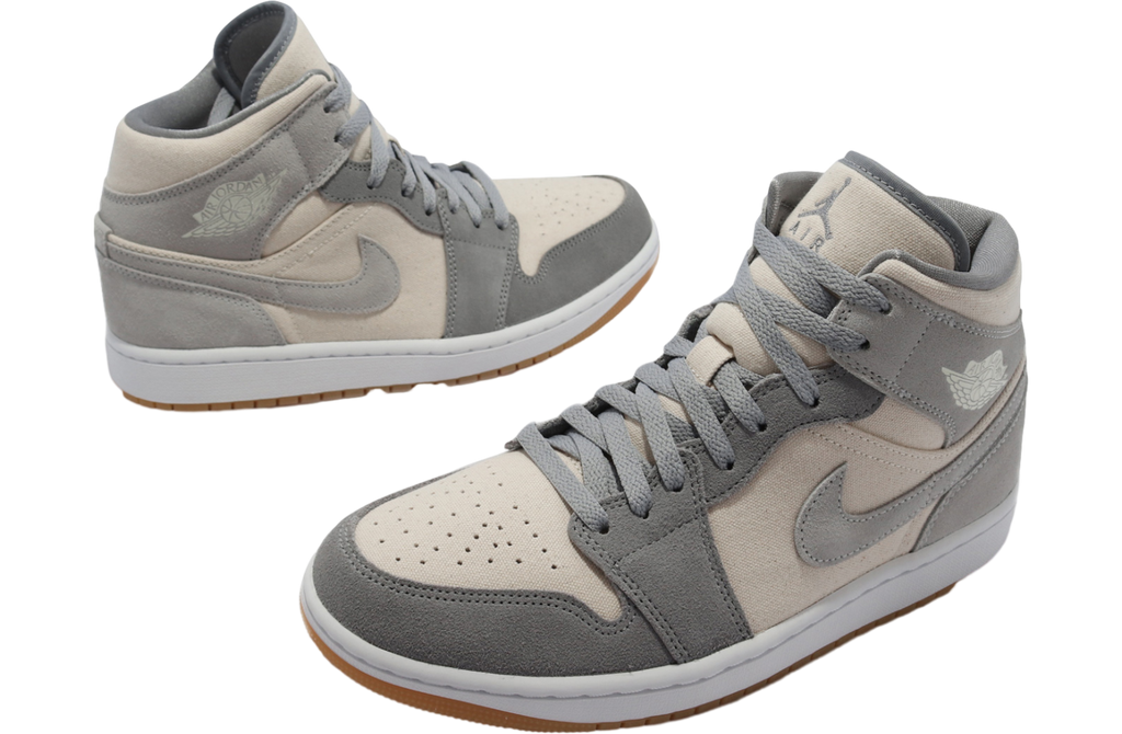 Air Jordan 1 Mid Cream Grey - Image 7