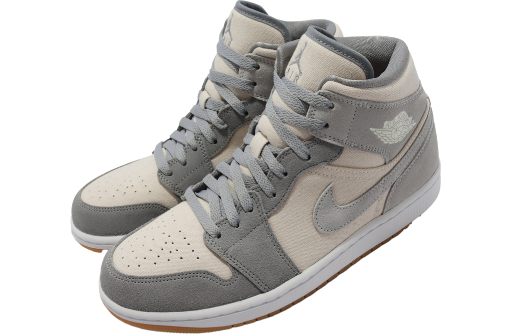 Air Jordan 1 Mid Cream Grey - Image 8