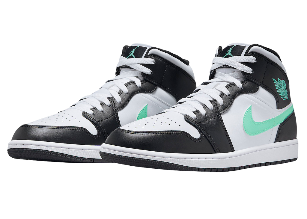 Air Jordan 1 Mid Green Glow - Image 2