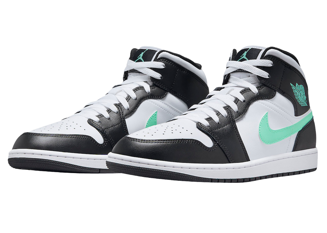 Air Jordan 1 Mid Green Glow - Image 2