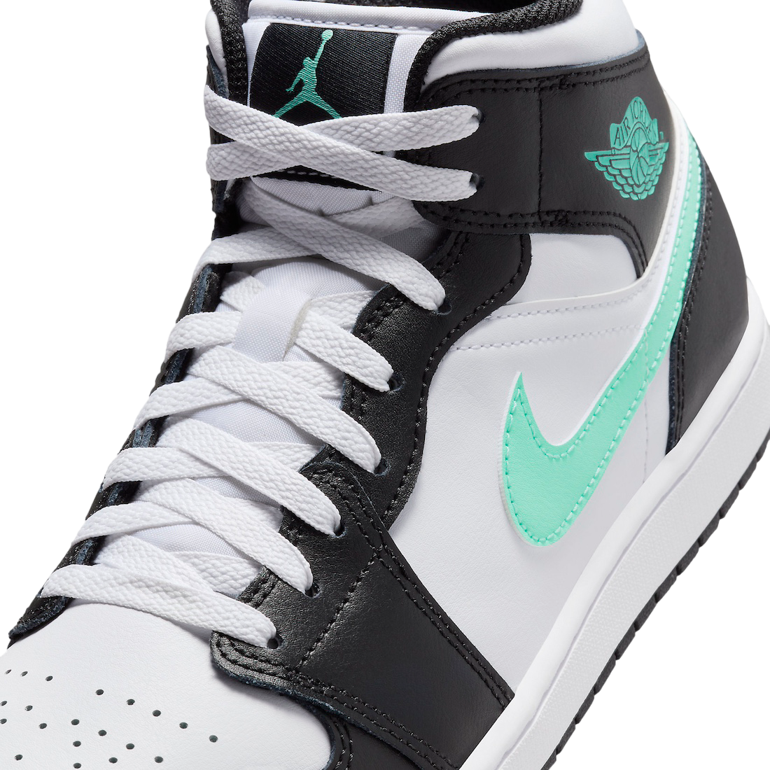 Air Jordan 1 Mid Green Glow - Image 7