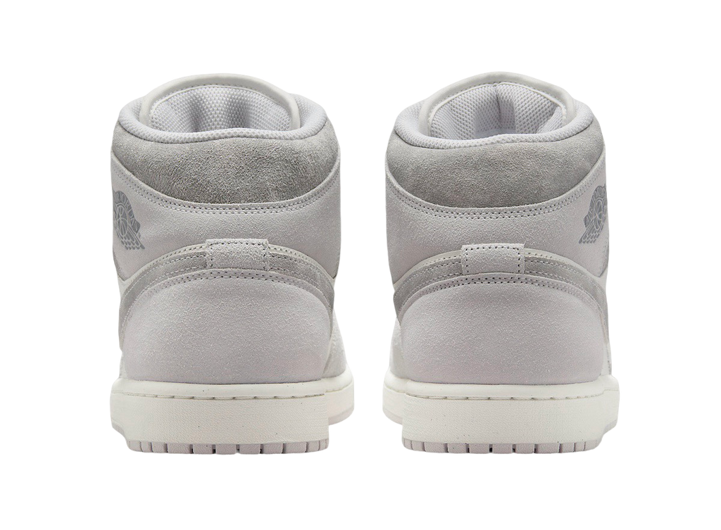 Air Jordan 1 Mid Grey Suede - Image 5